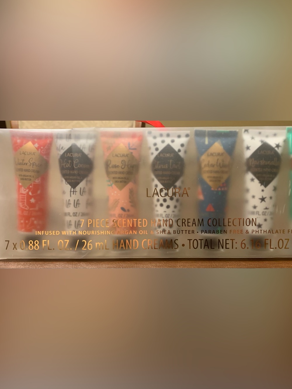 Lacura Winter Scented Hand Cream -Set of 7
